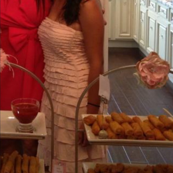 Pink ruffle tiered dress - Picture 3 of 3